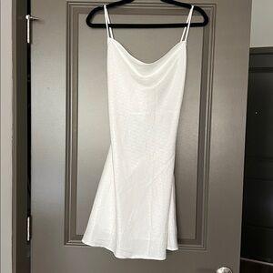 Elegant White Slip Dress